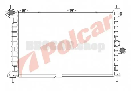 5507089 Радиаторы охлаждения POLCAR подбор по vin на Brocar