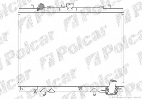5277081 Радіатори охолодження POLCAR підбір по vin на Brocar