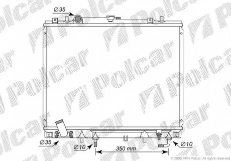 5273082K Радіатори охолодження POLCAR підбір по vin на Brocar