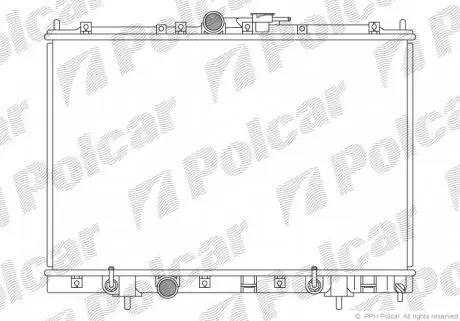 5269082 Радіатор охолодження POLCAR підбір по vin на Brocar