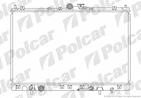 5252081 Радіатор охолодження POLCAR підбір по vin на Brocar