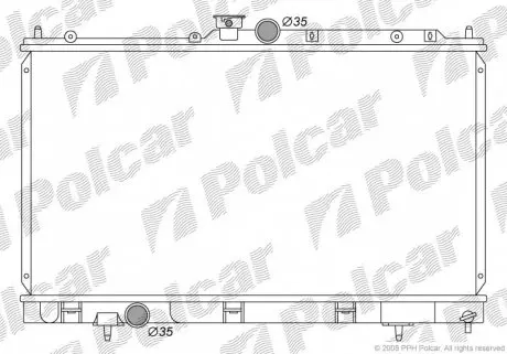 5233082K Радіатори охолодження POLCAR підбір по vin на Brocar