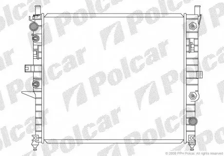 5044081 Радиаторы охлаждения POLCAR подбор по vin на Brocar