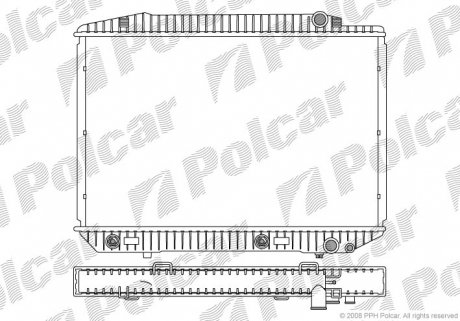 5026084 Радиаторы охлаждения POLCAR підбір по vin на Brocar