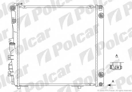 5026081 Радиаторы охлаждения POLCAR підбір по vin на Brocar