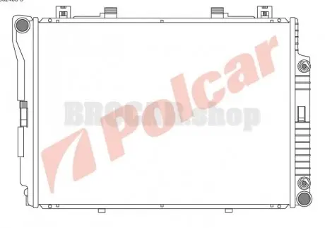 5024085 Радиаторы охлаждения POLCAR подбор по vin на Brocar