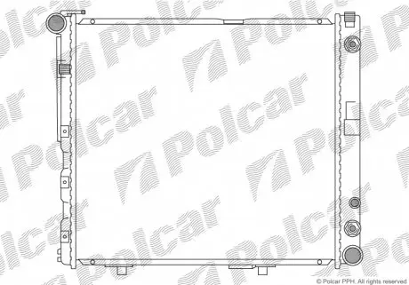 5024083 Радиаторы охлаждения POLCAR подбор по vin на Brocar