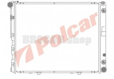 5024082 Радиаторы охлаждения POLCAR подбор по vin на Brocar