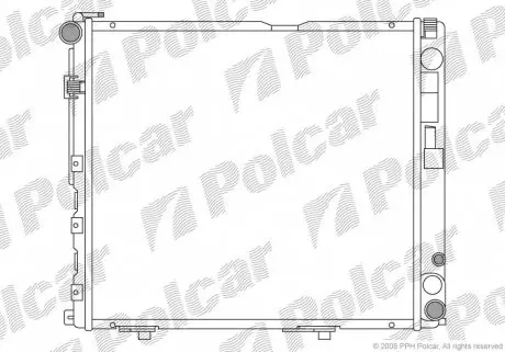 50240803 Радиаторы охлаждения POLCAR подбор по vin на Brocar