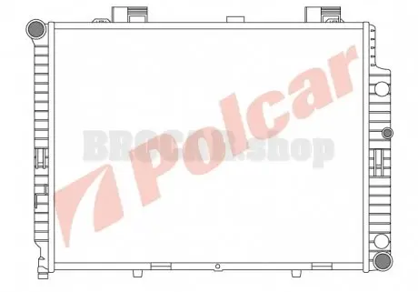 5021084 Радиаторы охлаждения POLCAR подбор по vin на Brocar
