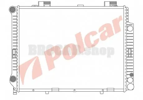 5021082 Радиаторы охлаждения POLCAR подбор по vin на Brocar