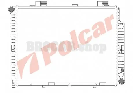 5021081 Радиаторы охлаждения POLCAR подбор по vin на Brocar