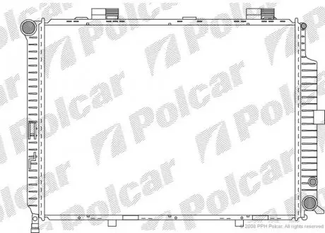 5015087 Радіатори охолодження POLCAR підбір по vin на Brocar