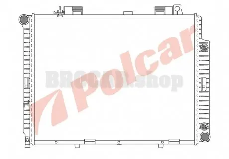 5015086 Радиаторы охлаждения POLCAR подбор по vin на Brocar