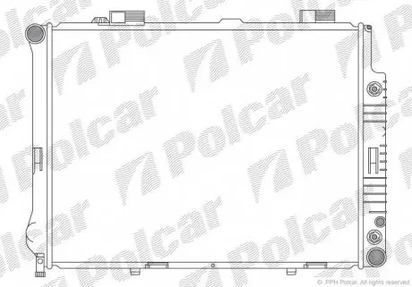 5015081 Радіатори охолодження POLCAR підбір по vin на Brocar