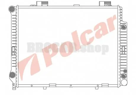 501508 Радиаторы охлаждения POLCAR подбор по vin на Brocar