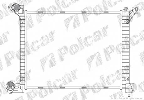 5101084 Радіатори охолодження POLCAR підбір по vin на Brocar