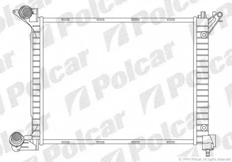 5101084 Радіатори охолодження POLCAR підбір по vin на Brocar