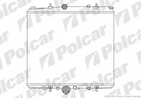 578708A2 Радиаторы охлаждения POLCAR підбір по vin на Brocar