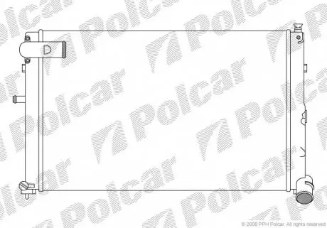 576508A7 Радіатор охолодження POLCAR підбір по vin на Brocar