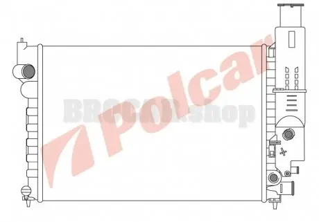 5765081 Радиаторы охлаждения POLCAR підбір по vin на Brocar