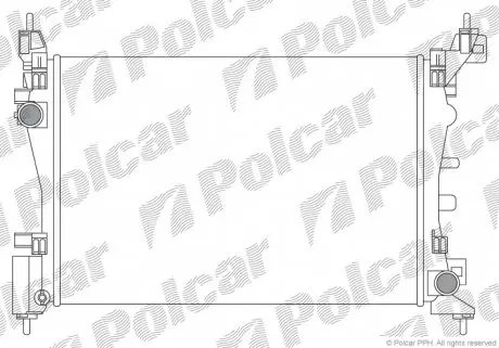 576008A1 Радіатори охолодження POLCAR підбір по vin на Brocar