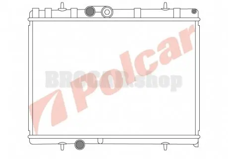 5748085 Радиаторы охлаждения POLCAR підбір по vin на Brocar