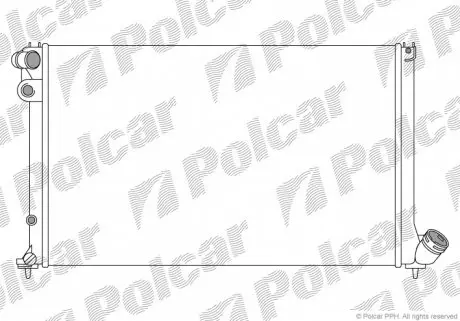 574708A2 Радиаторы охлаждения POLCAR підбір по vin на Brocar