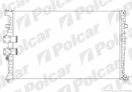 574608A0 Радіатори охолодження POLCAR підбір по vin на Brocar