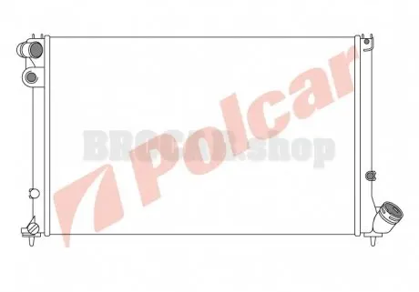 5746086 Радиаторы охлаждения POLCAR подбор по vin на Brocar