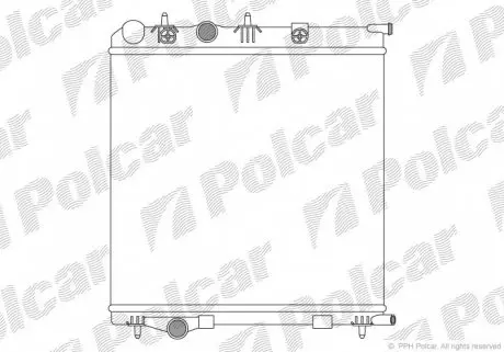 5724081X Радиаторы охлаждения POLCAR підбір по vin на Brocar