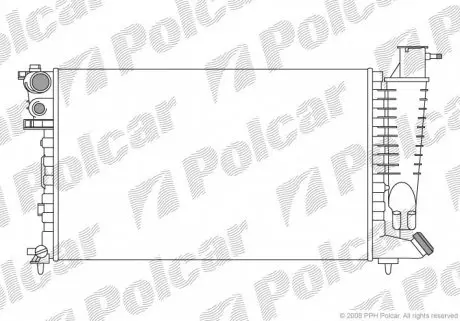 5707082 Радиаторы охлаждения POLCAR підбір по vin на Brocar