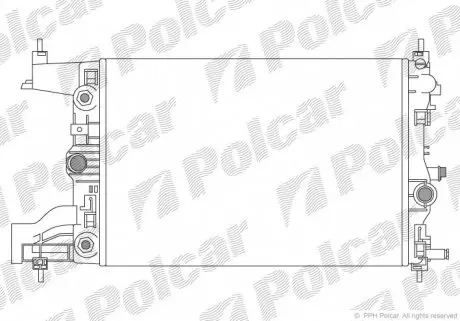 5511084 Радиаторы охлаждения POLCAR підбір по vin на Brocar