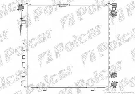 5014086 Радиаторы охлаждения POLCAR подбор по vin на Brocar