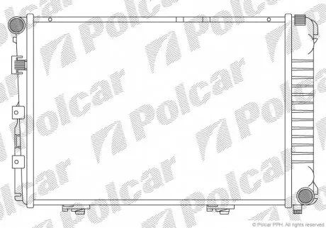 5014081 Радиаторы охлаждения POLCAR подбор по vin на Brocar