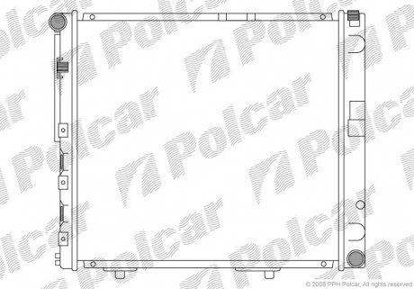 501408 Радіатор охолодження POLCAR підбір по vin на Brocar