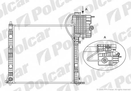 5012086X Радіатори охолодження POLCAR підбір по vin на Brocar