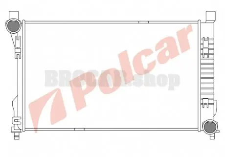 5003081 Радиаторы охлаждения POLCAR подбор по vin на Brocar