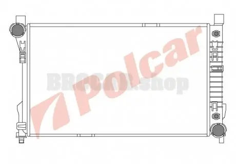 5003082 Радиаторы охлаждения POLCAR подбор по vin на Brocar