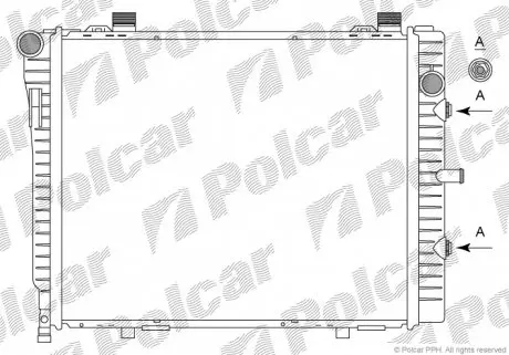 5002086 Радиаторы охлаждения POLCAR подбор по vin на Brocar