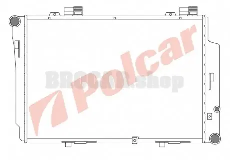 5002083 Радиаторы охлаждения POLCAR подбор по vin на Brocar