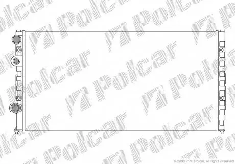 954708A2 Радіатор охолодження POLCAR підбір по vin на Brocar