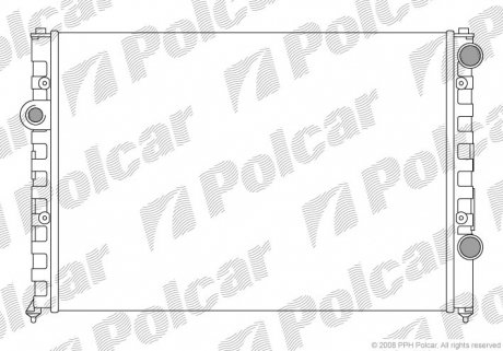 954708A1 Радіатор охолодження POLCAR підбір по vin на Brocar