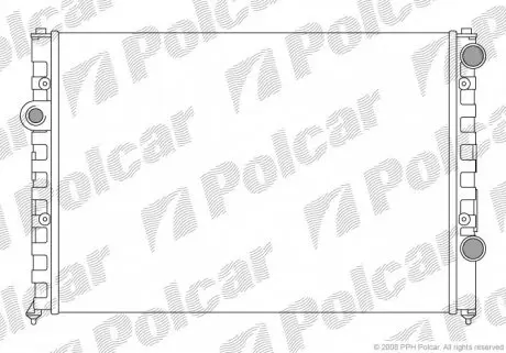 954708A1 Радиаторы охлаждения POLCAR підбір по vin на Brocar