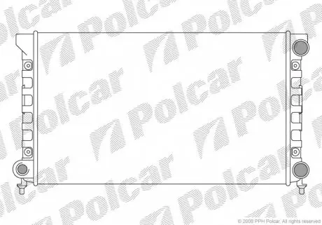 954608A4 Радіатор охолодження POLCAR підбір по vin на Brocar