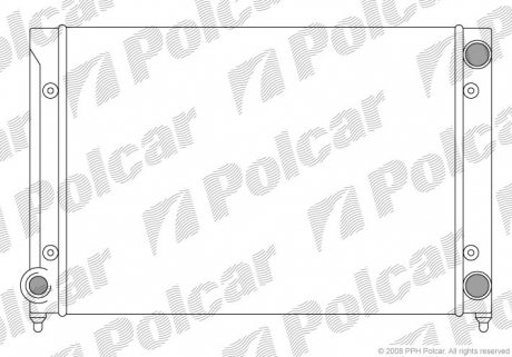 954608A1 Радіатор охолодження POLCAR підбір по vin на Brocar