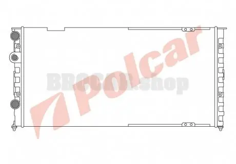 9546085 Радиаторы охлаждения POLCAR подбор по vin на Brocar