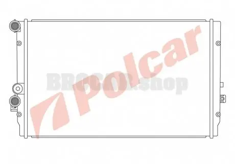 9541084 Радиаторы охлаждения POLCAR подбор по vin на Brocar