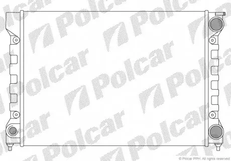 953408A2 Радіатор охолодження POLCAR підбір по vin на Brocar