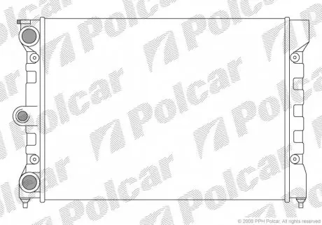 953408A1 Радіатор охолодження POLCAR підбір по vin на Brocar